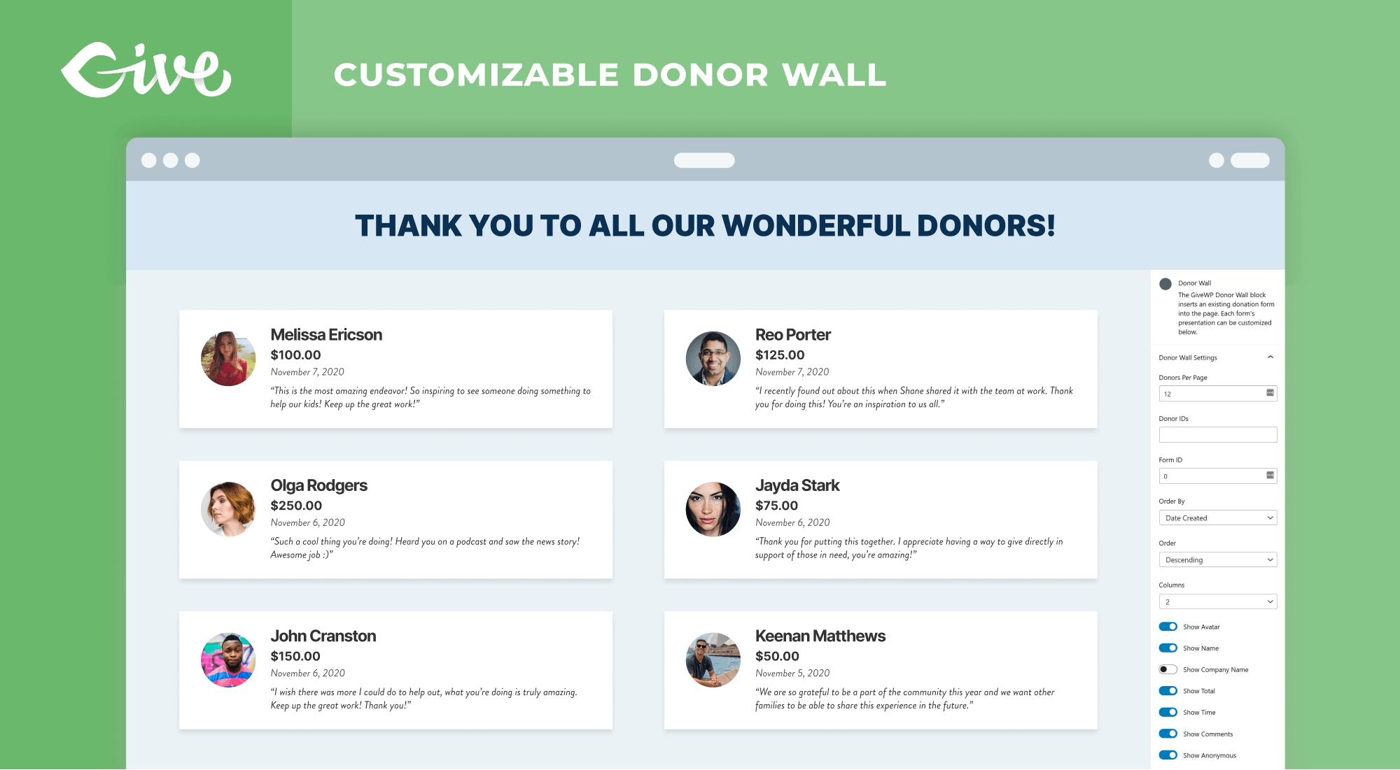 GiveWP Screenshot