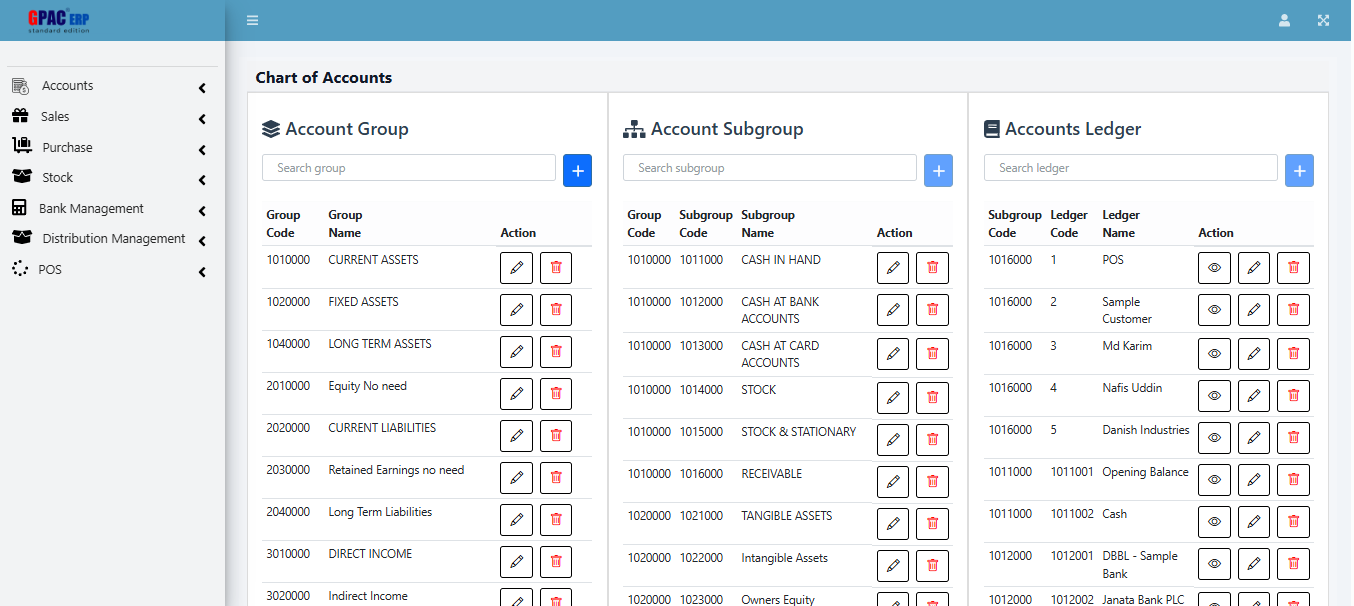 GPAC Software Screenshot