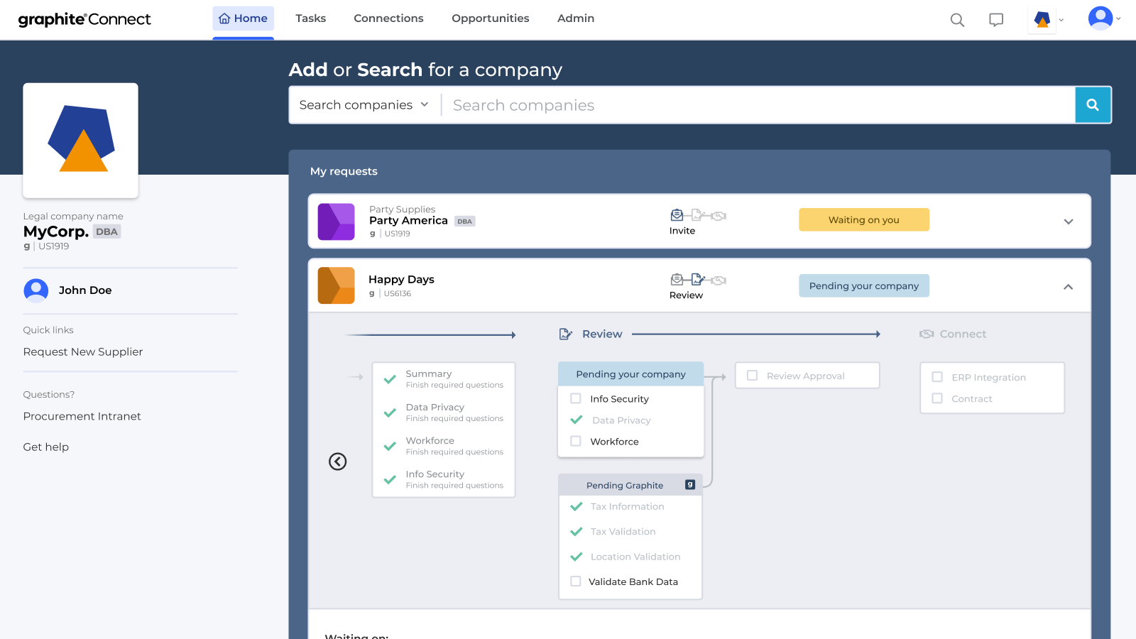 Graphite Connect Screenshot