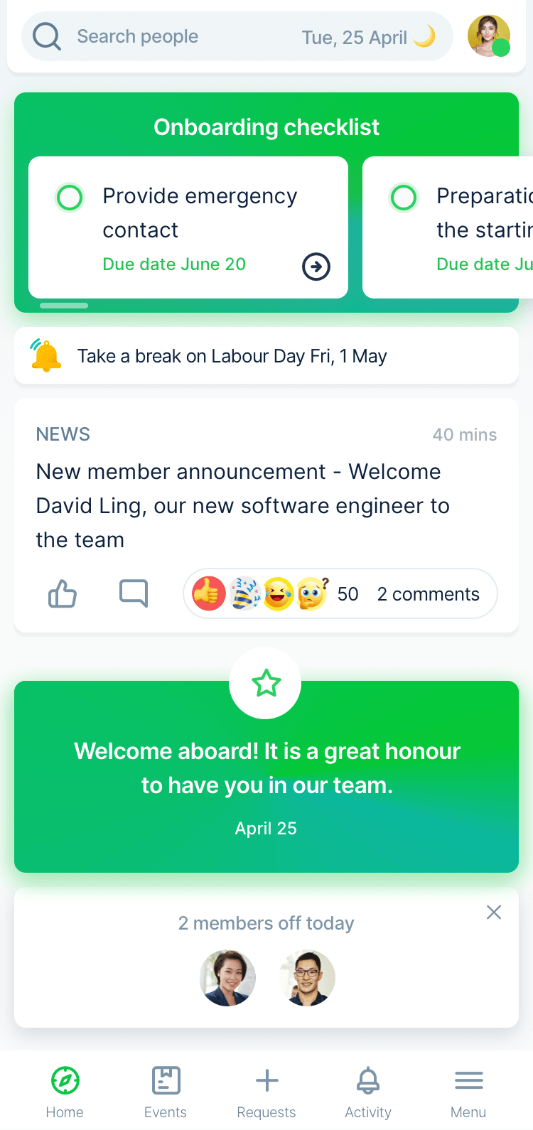 Grove HR screenshot & Video