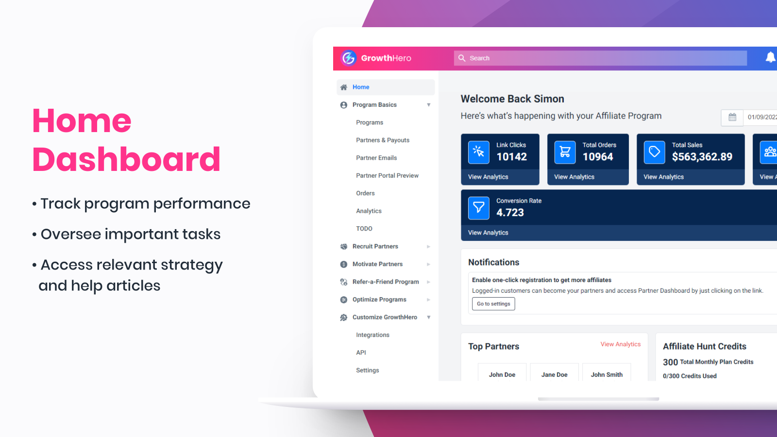 GrowthHero screenshot & Video