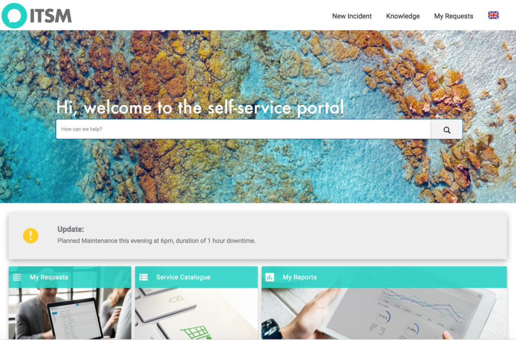 HaloITSM Screenshot