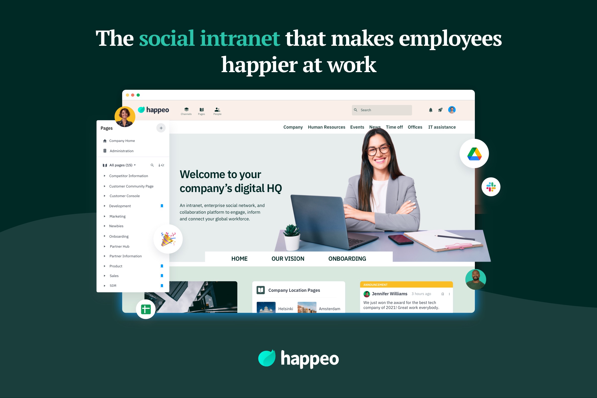 Happeo Screenshot