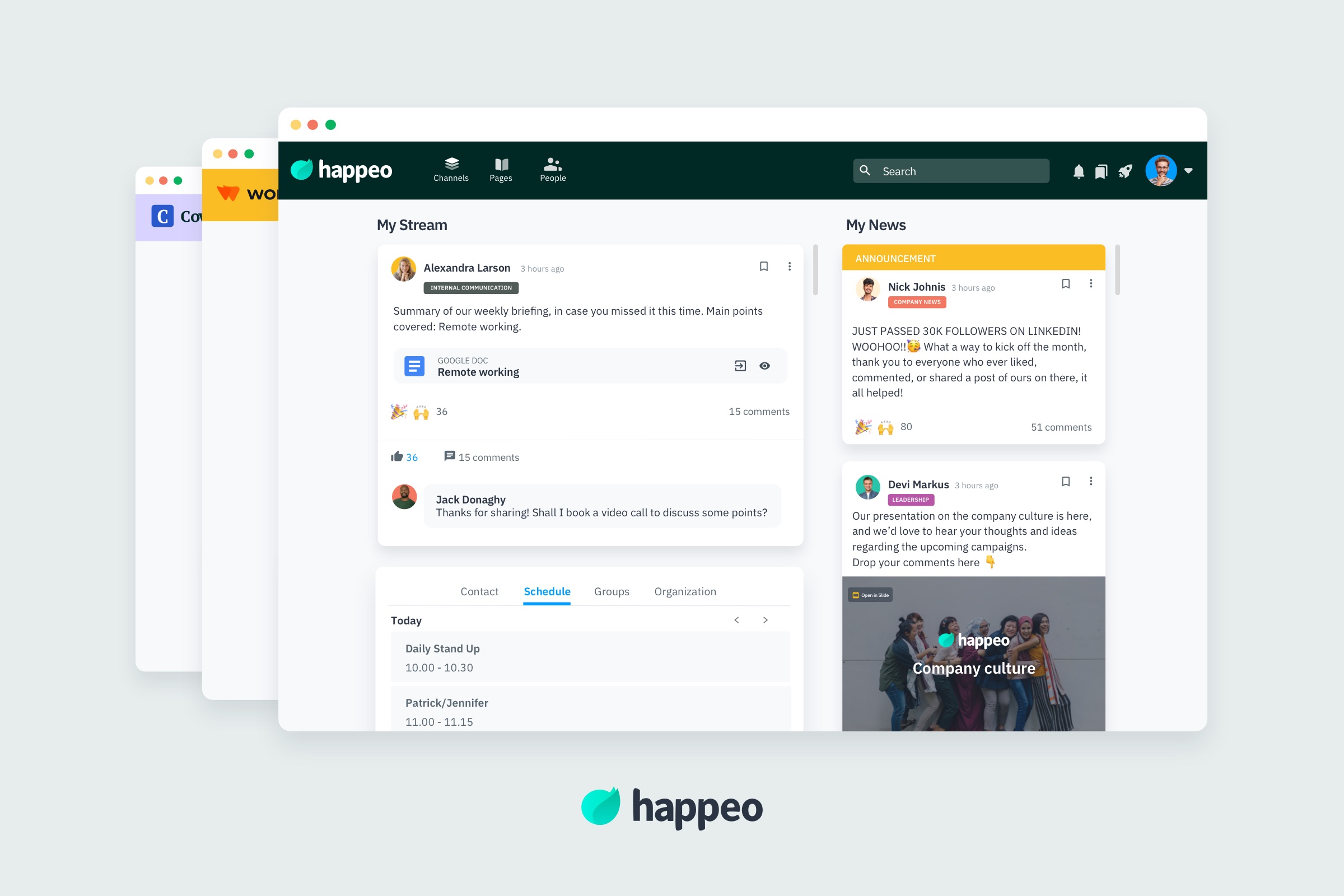 Happeo Screenshot