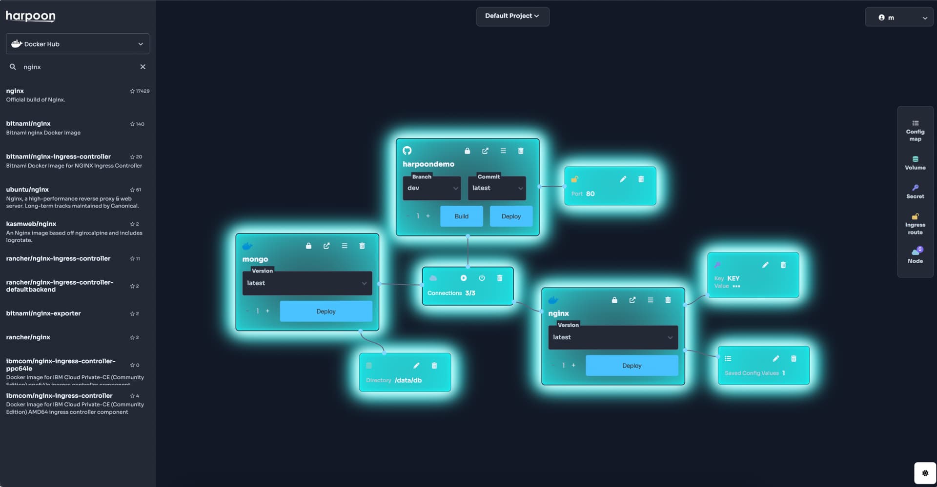 harpoon.io Screenshot