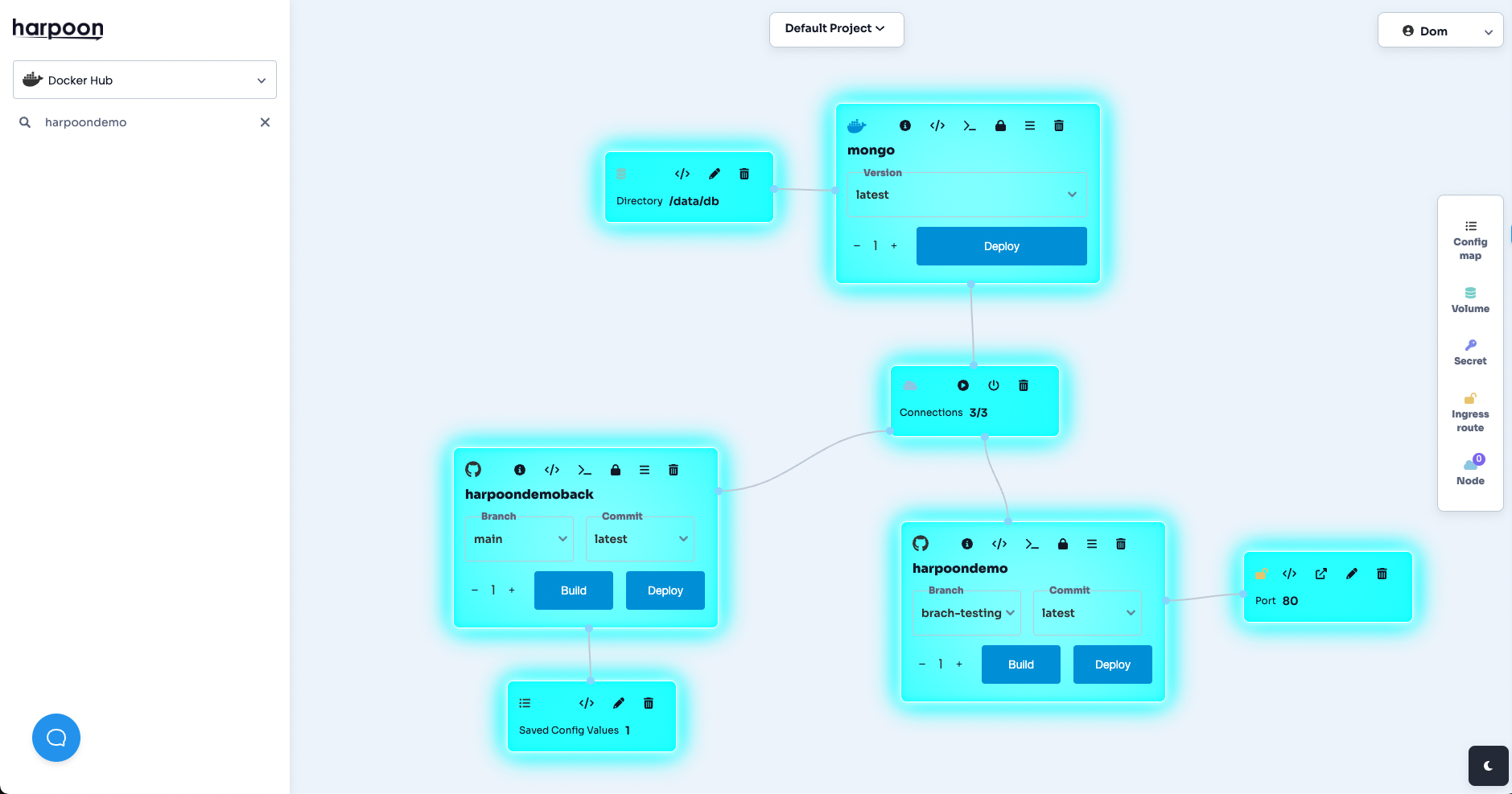 harpoon.io Screenshot