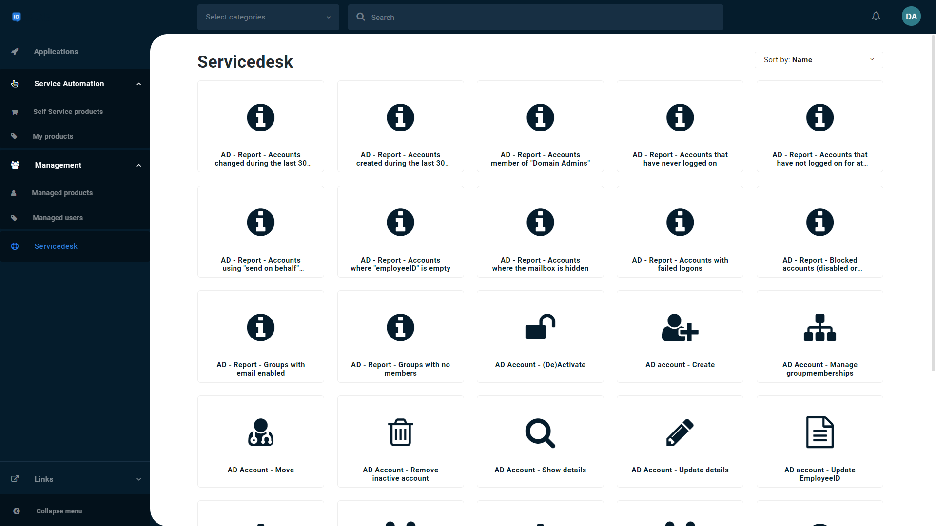 HelloID Screenshot