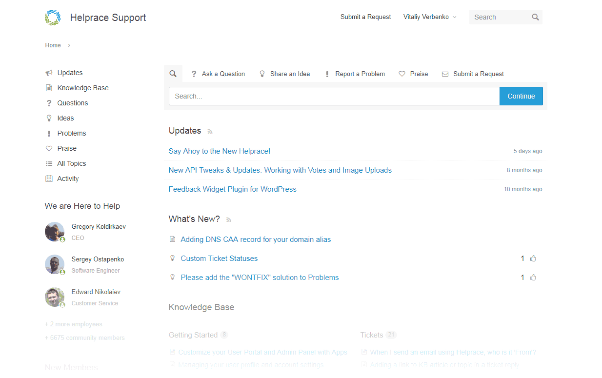Helprace Screenshot