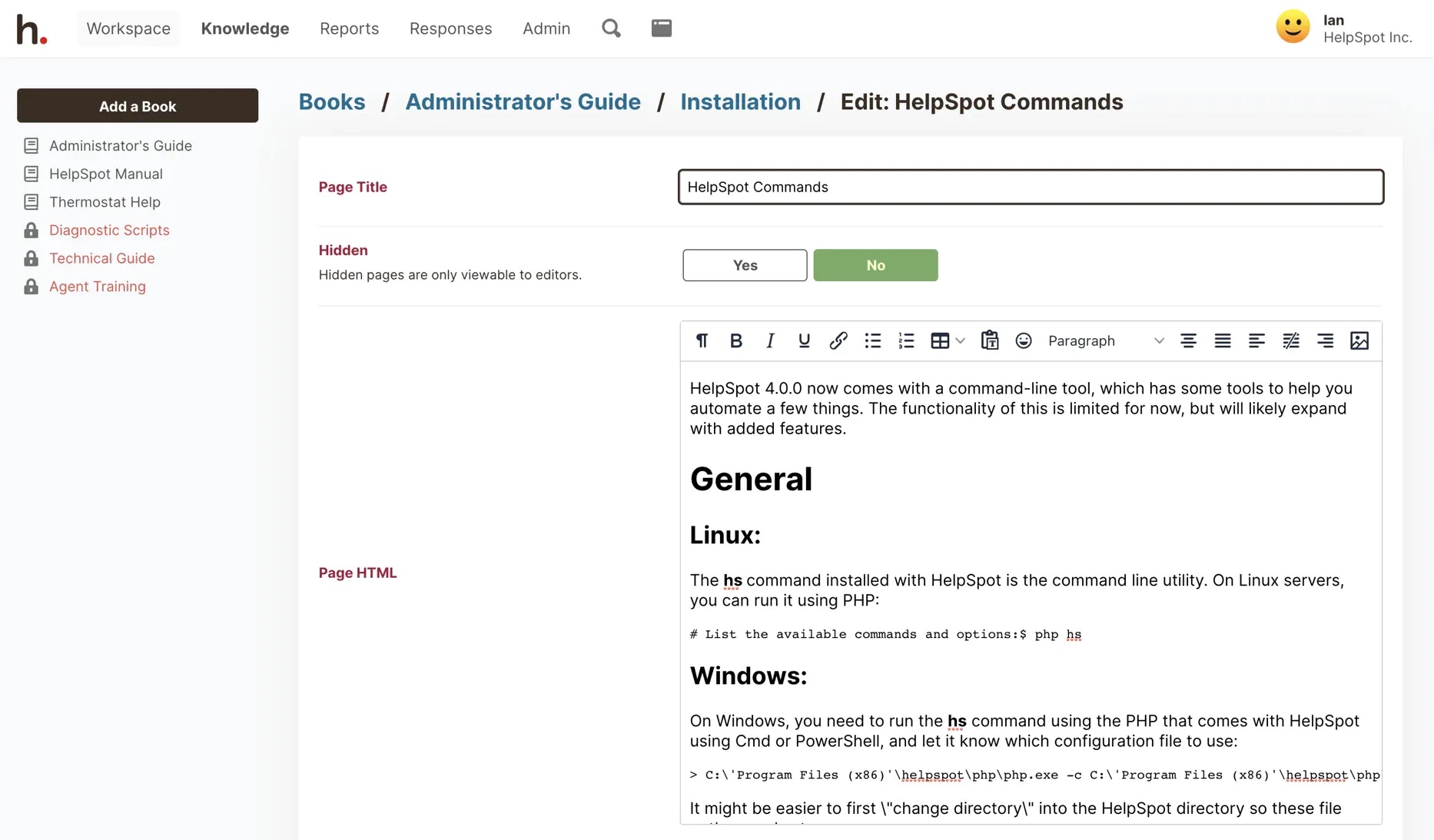 Helpspot Screenshot