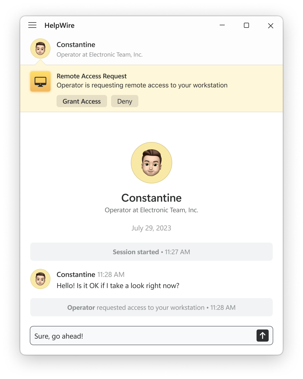 HelpWire Screenshot