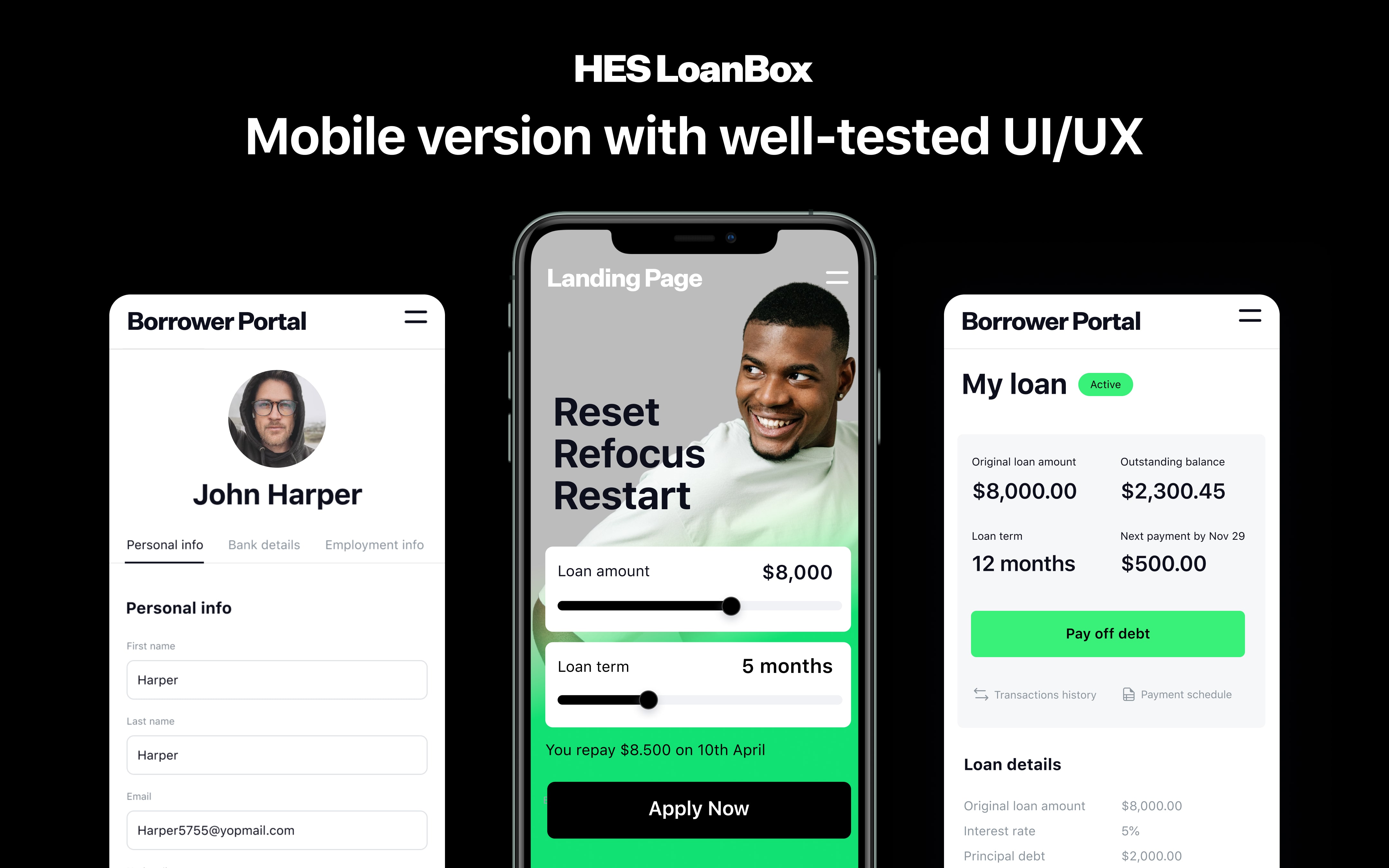 HES LoanBox Screenshot