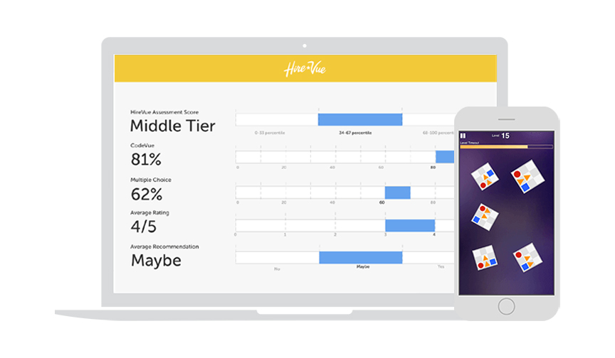HireVue screenshot & Video