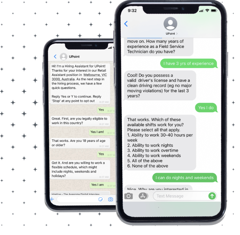 HireVue screenshot & Video