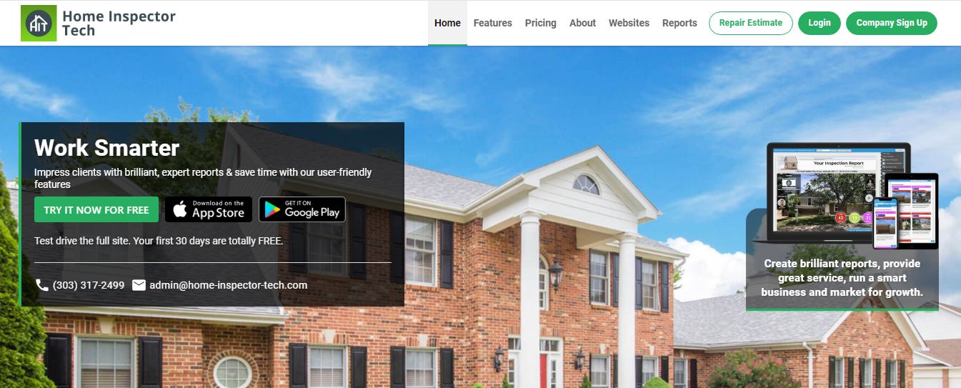 Home Inspector Tech Screenshot