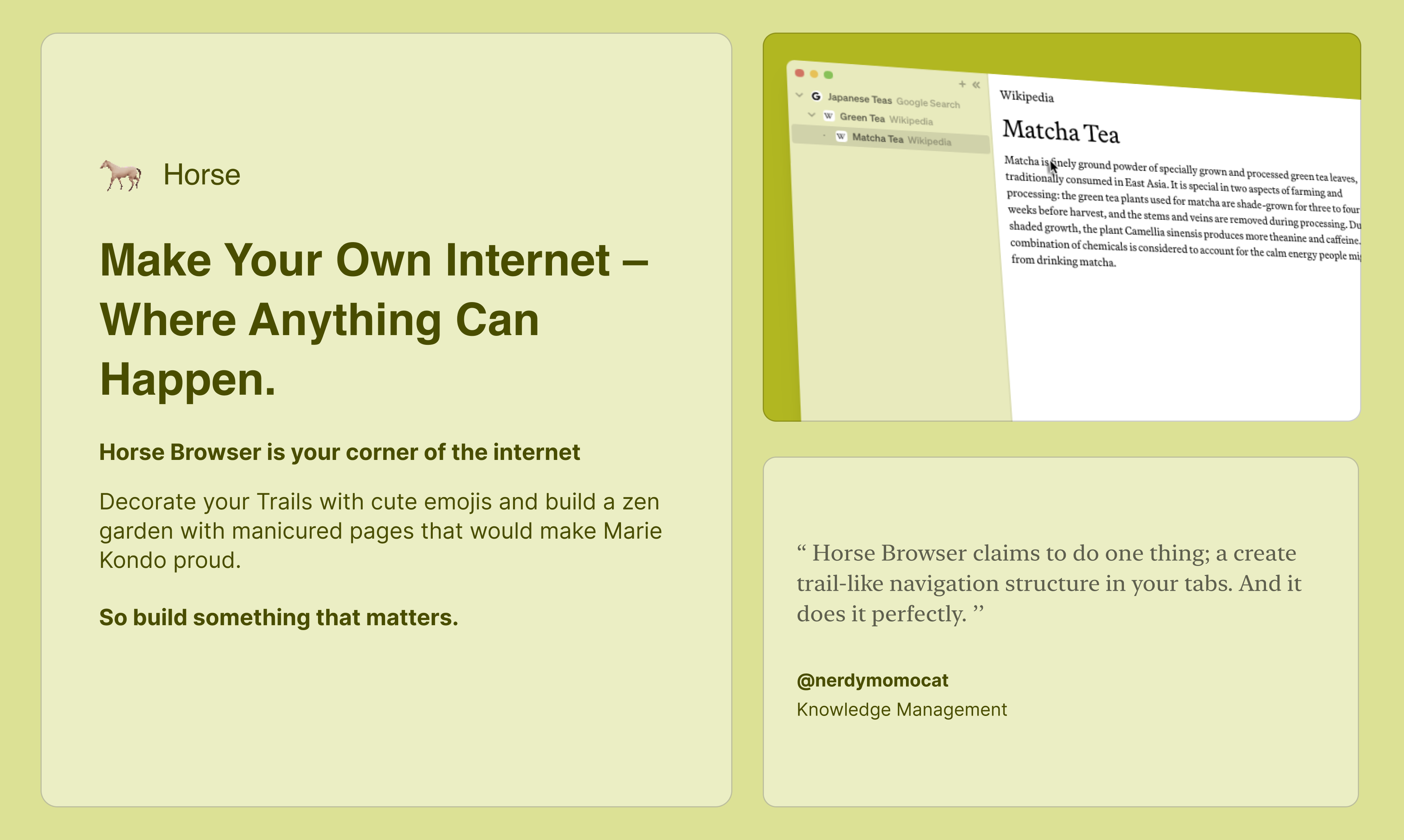 Horse Browser Screenshot