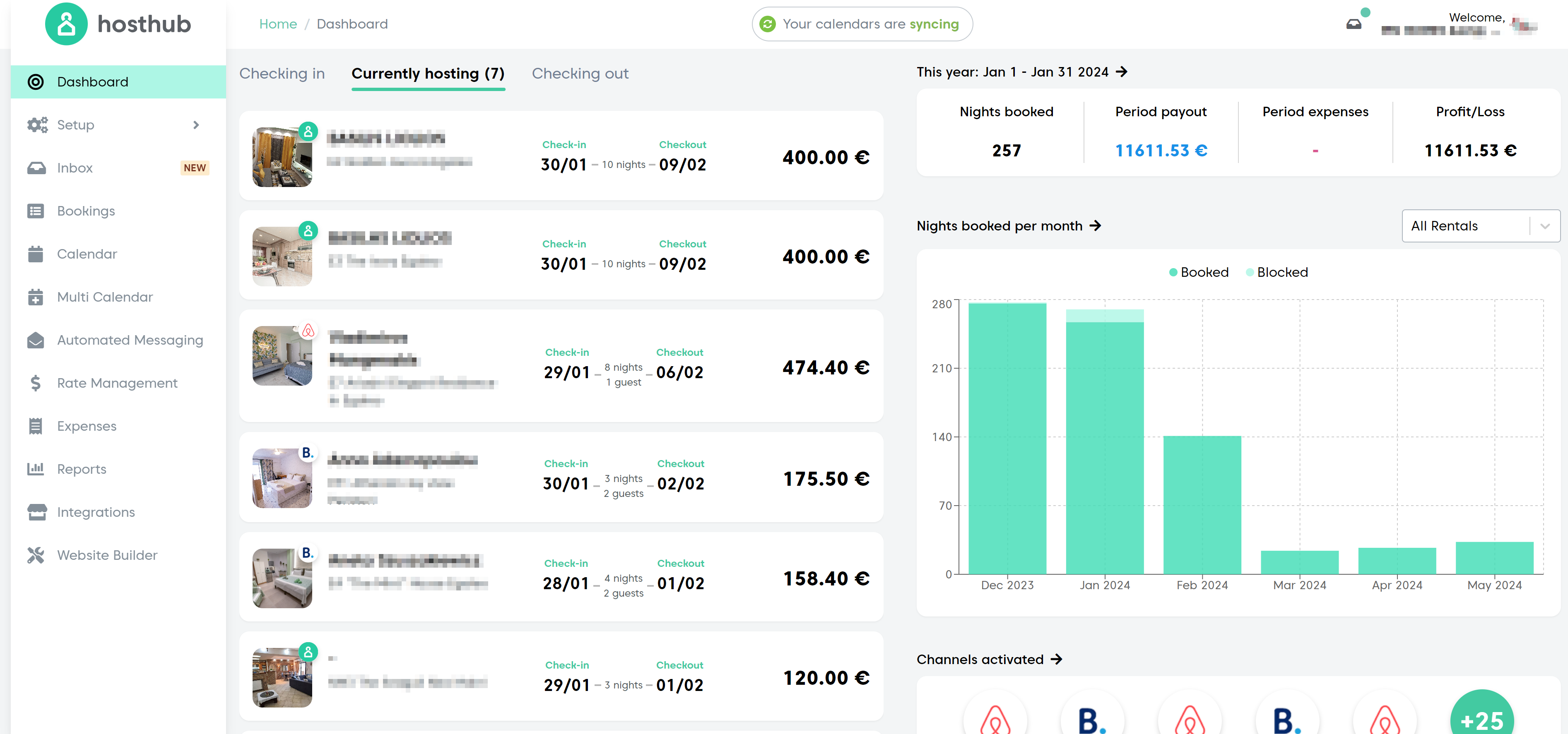 Hosthub Screenshot