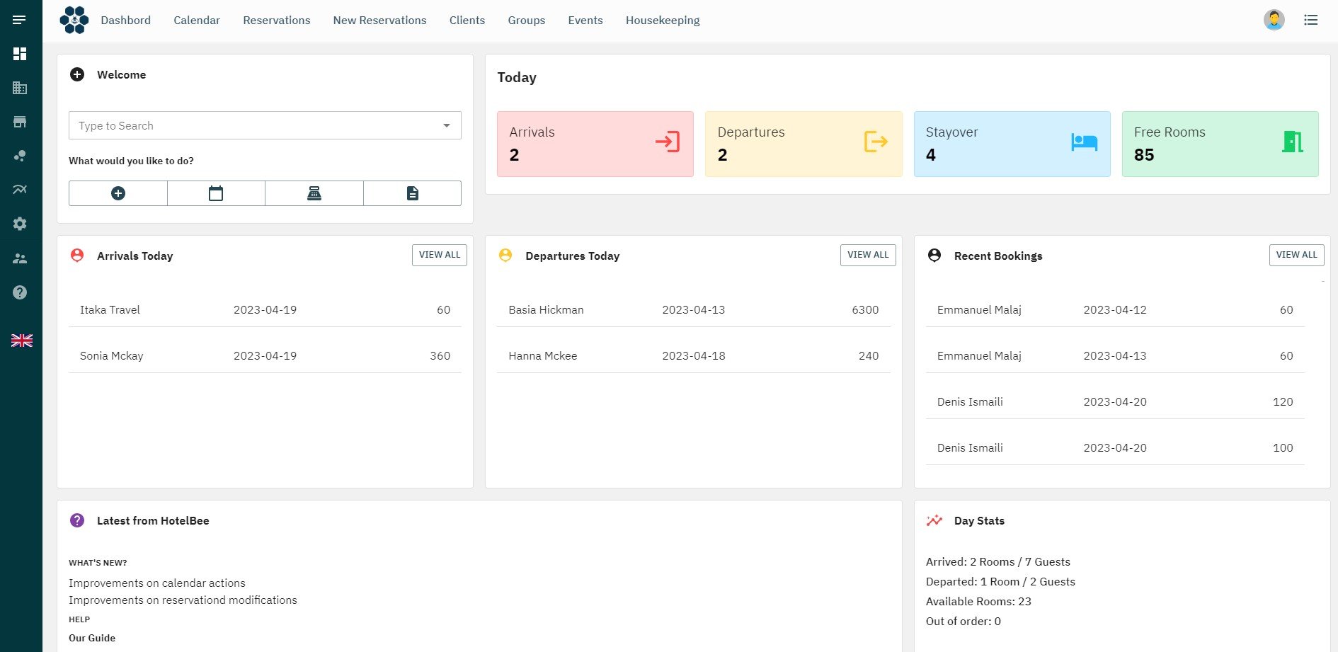 HotelBee Screenshot