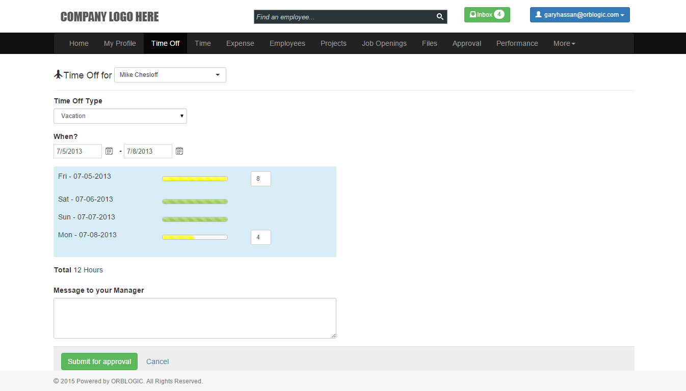 HRMatrix Screenshot