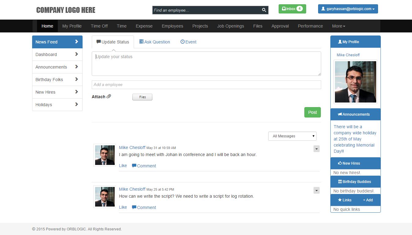 HRMatrix Screenshot