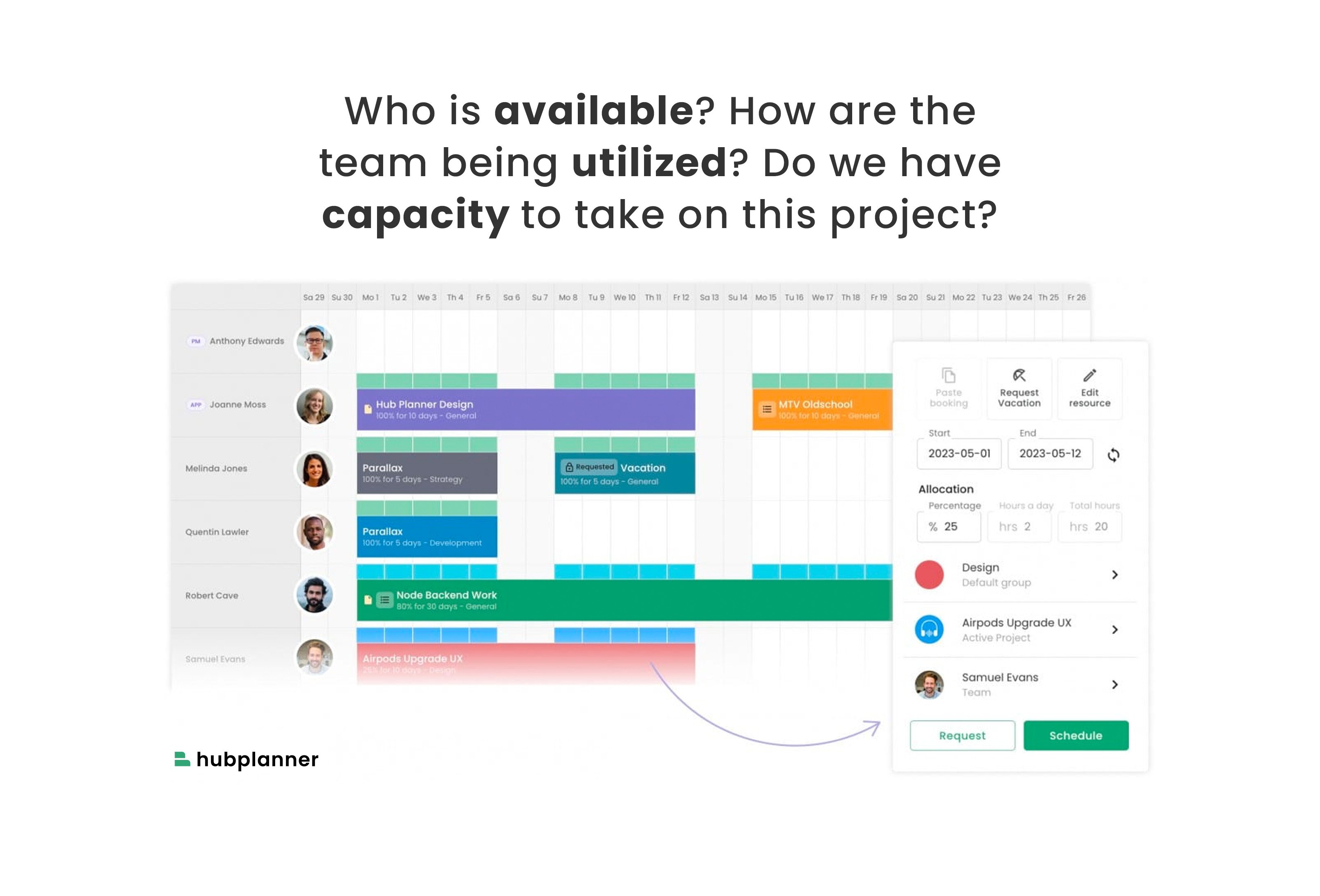 Hub Planner Screenshot