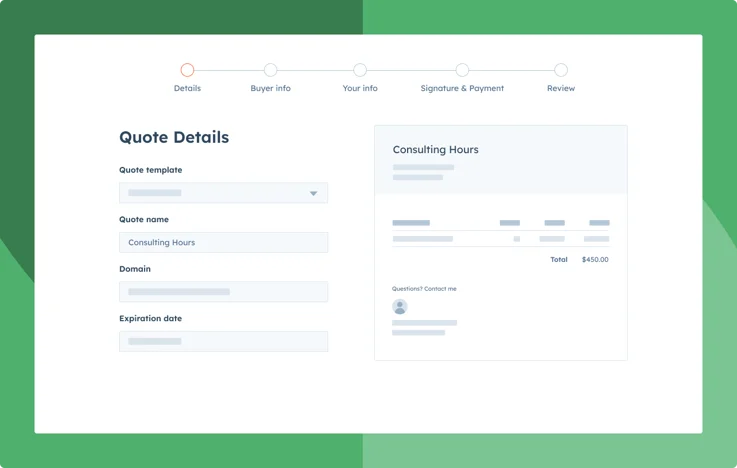 HubSpot Commerce Hub screenshot & Video
