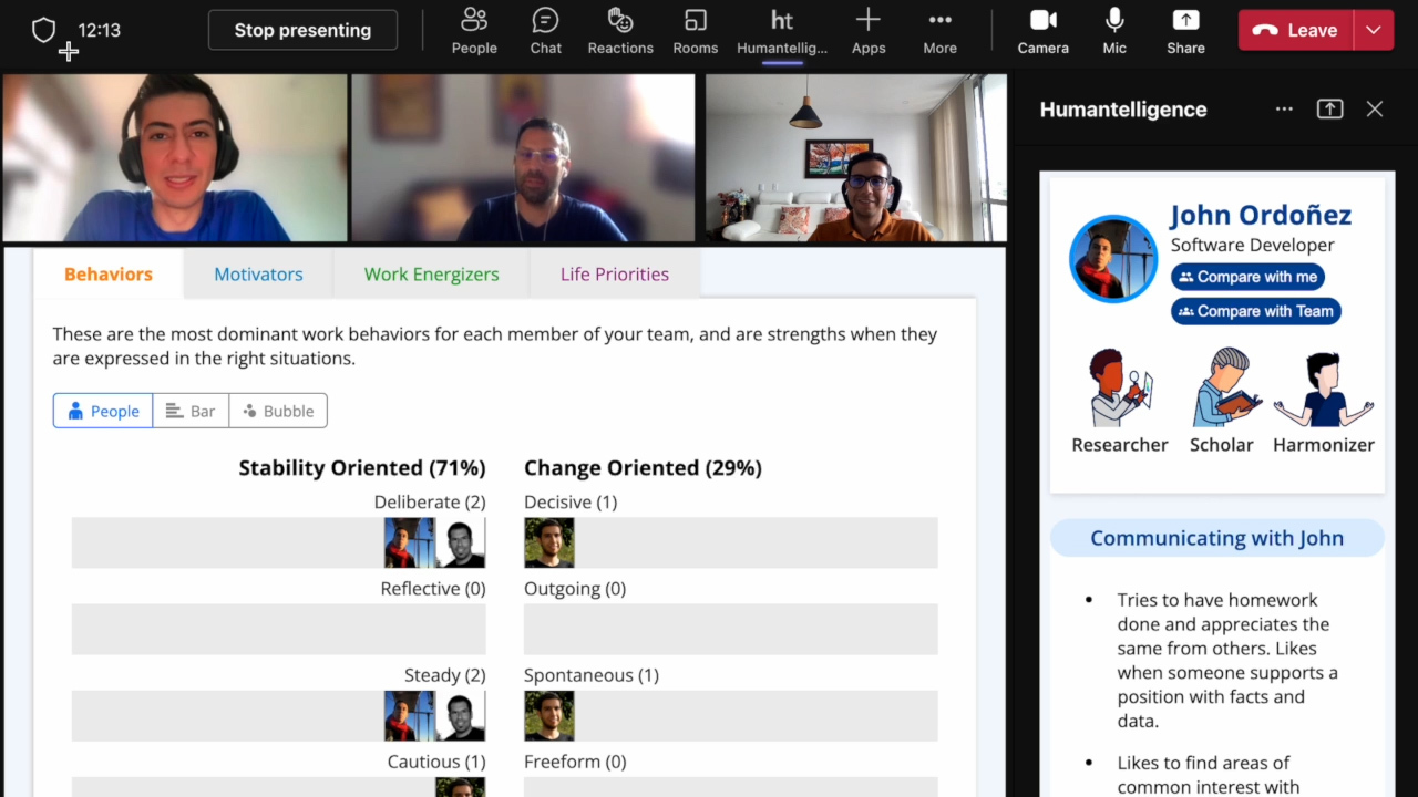 Humantelligence Screenshot