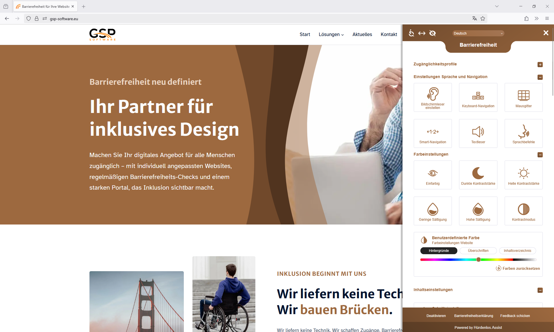 Hürdenlos.Assist Screenshot