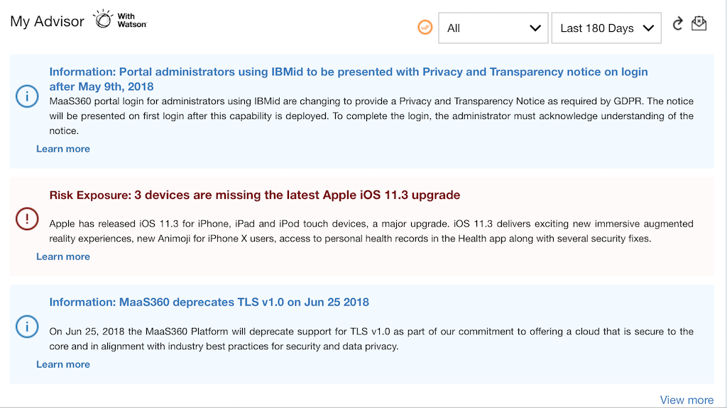 IBM Security MaaS360 screenshot & Video