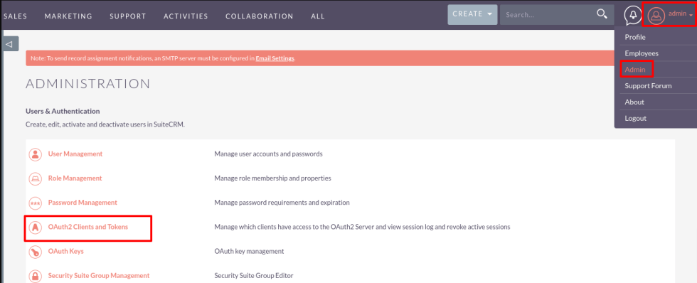 ictcrm Screenshot