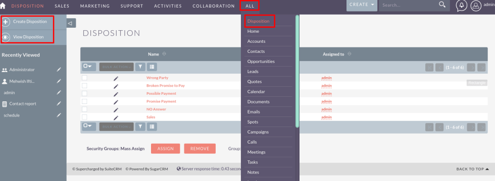 ictcrm Screenshot