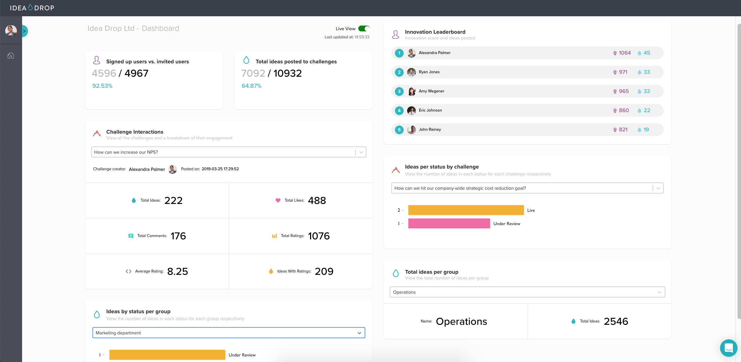 Idea Drop Screenshot