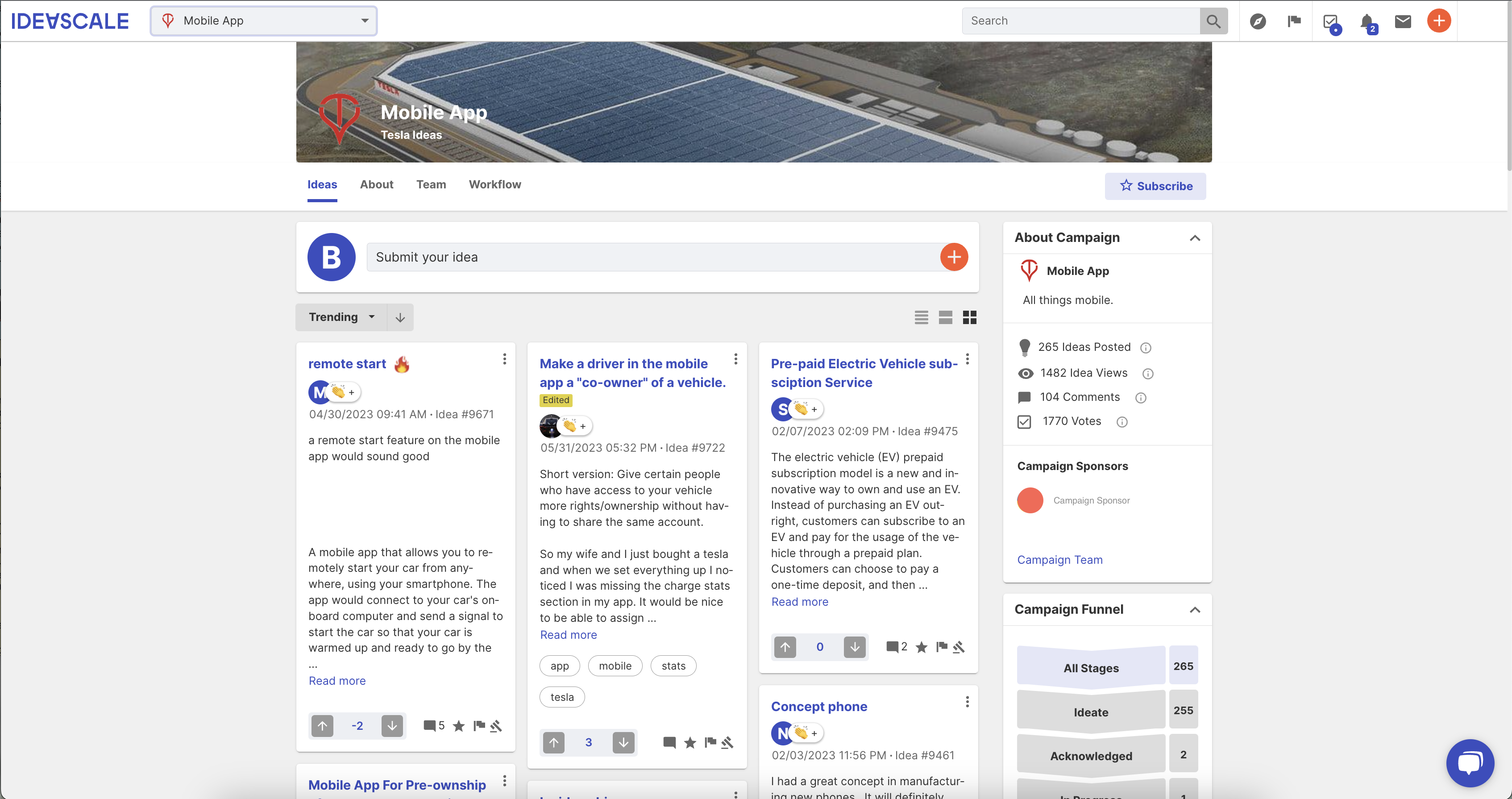 IdeaScale screenshot & Video