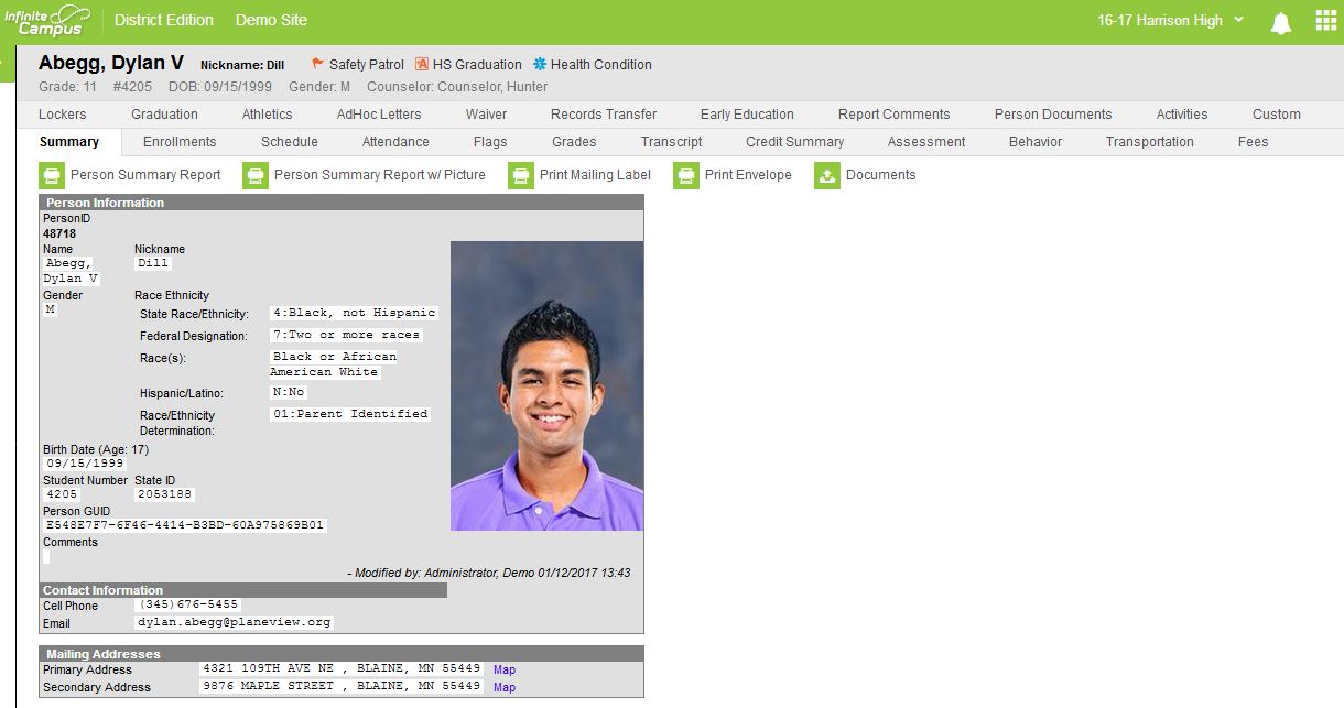 Infinite Campus Screenshot