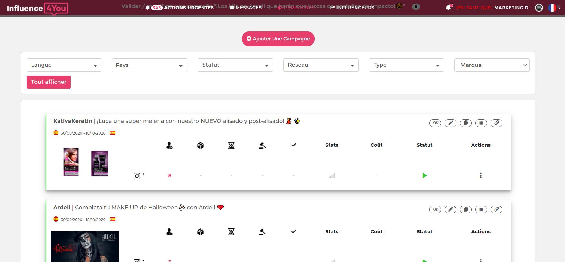 Influence4You Screenshot
