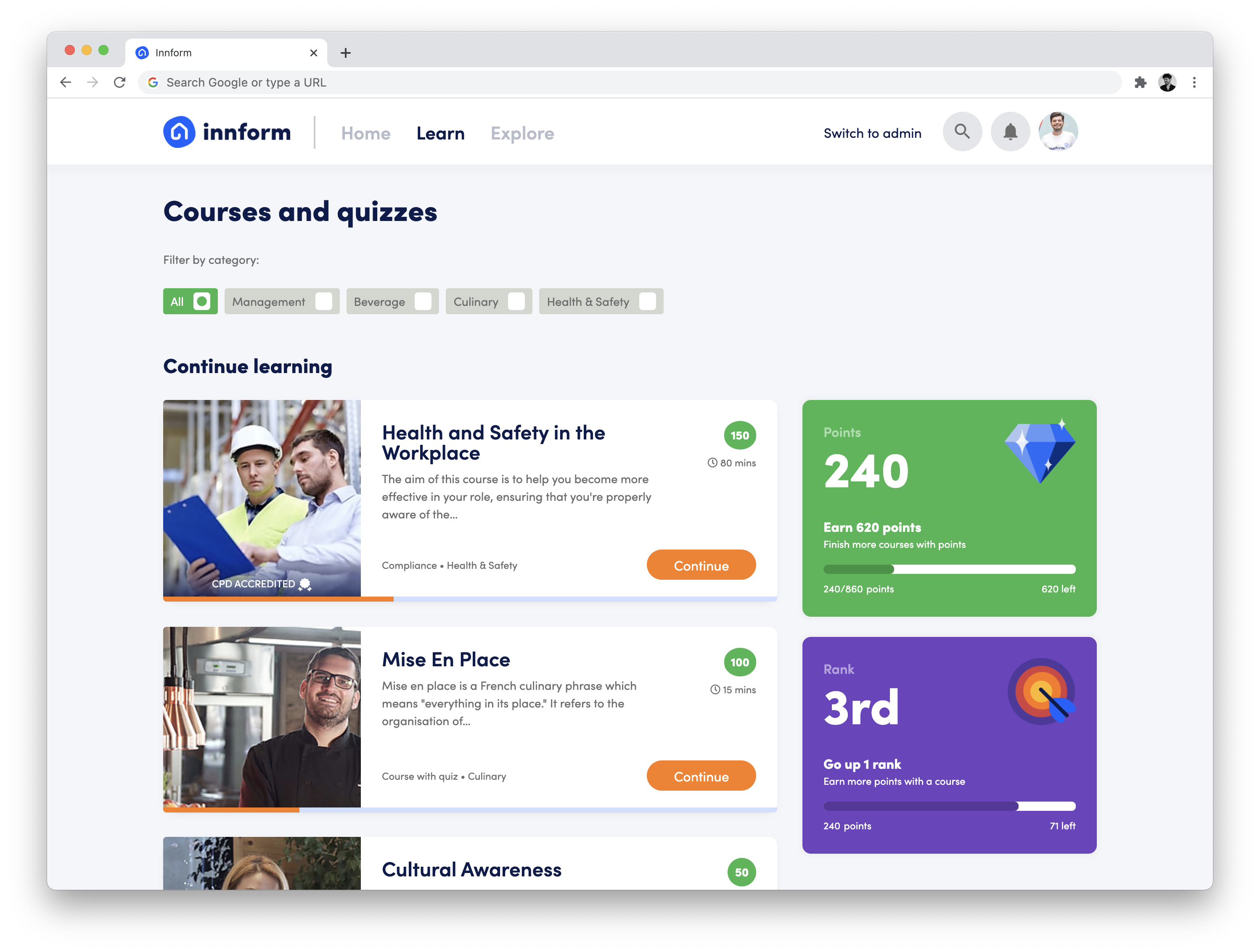 Innform Screenshot