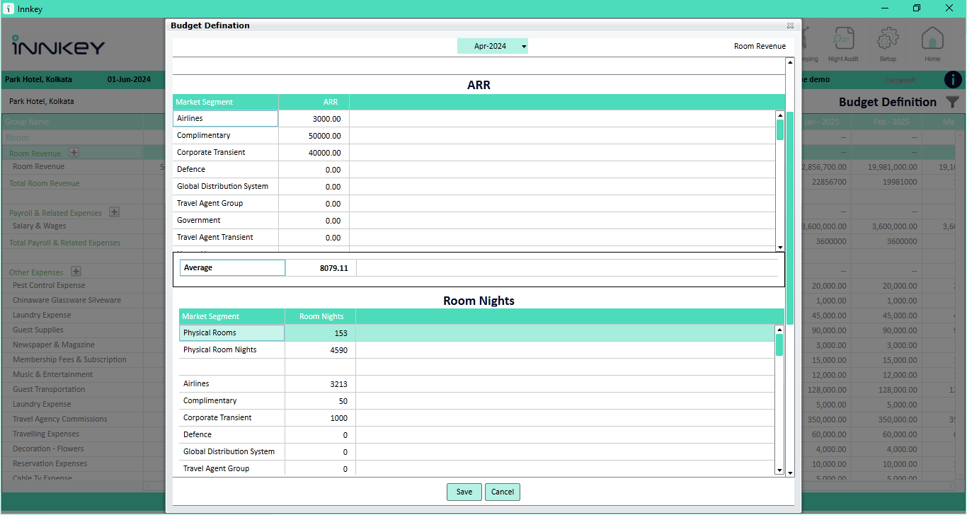 Innkey PMS Screenshot