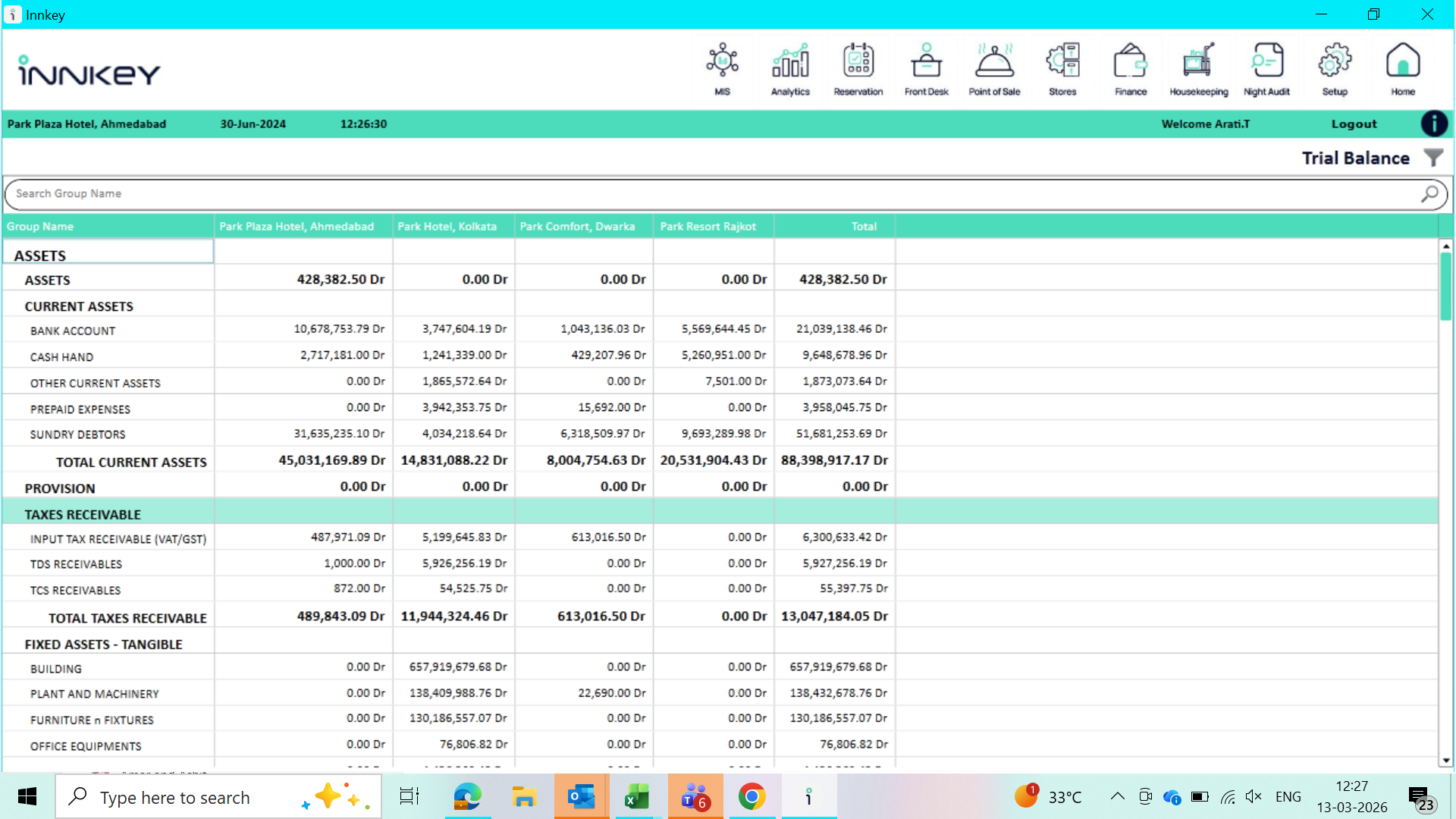 Innkey PMS Screenshot