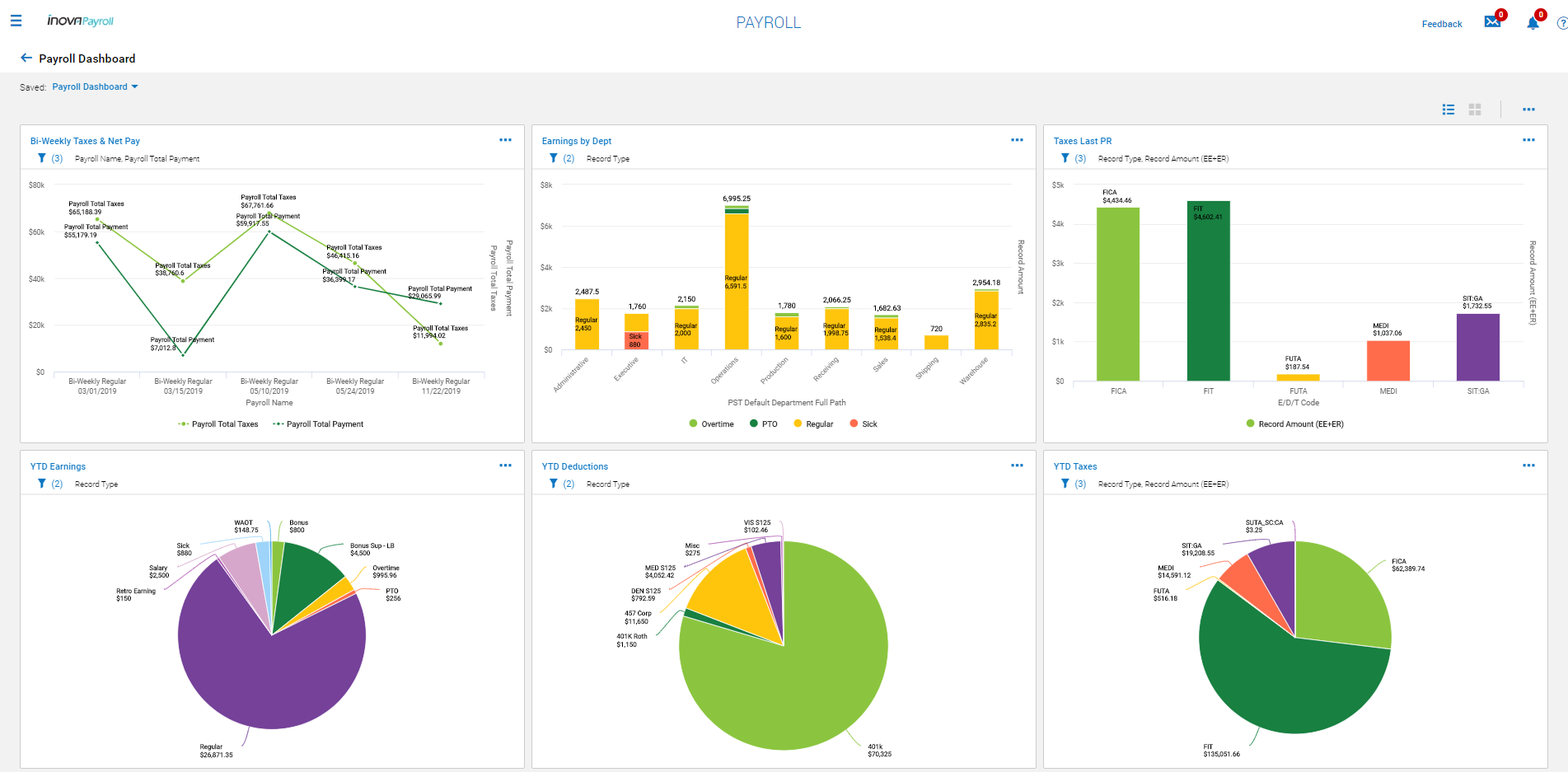 Inova Payroll Screenshot
