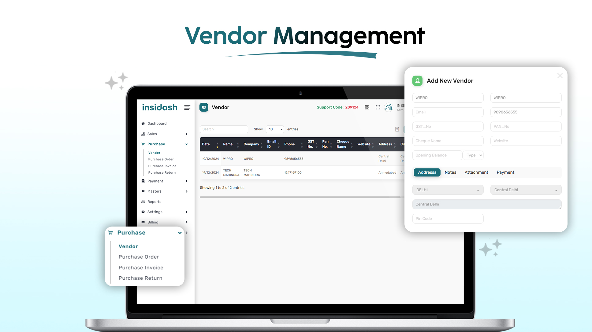 Insidash Software screenshot & Video