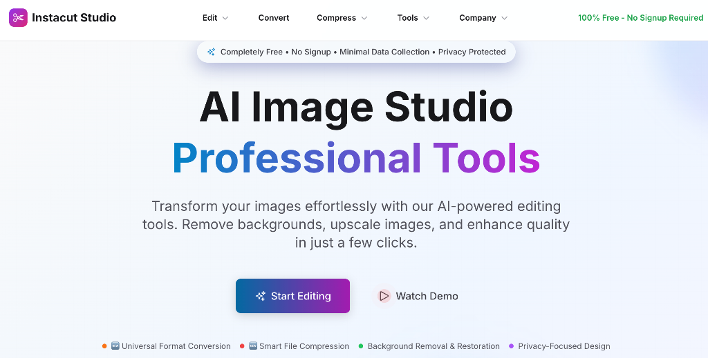 Instacut Studio Screenshot