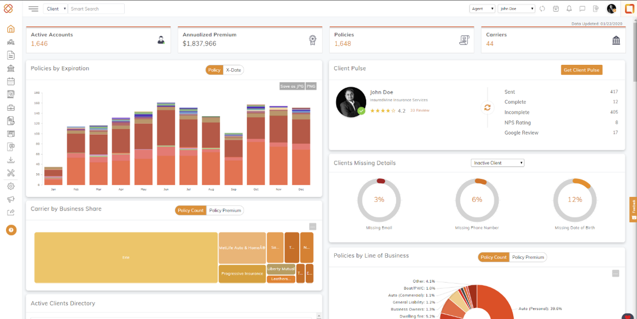 InsuredMine Screenshot