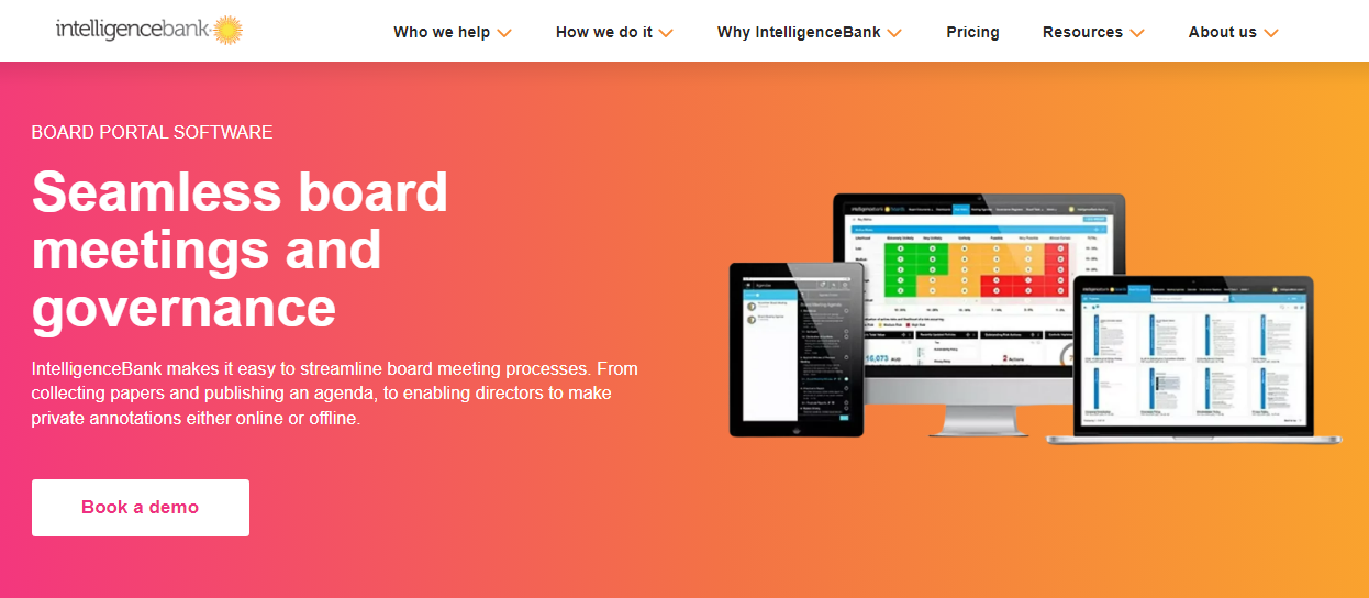 IntelligenceBank Board Portal screenshot & Video