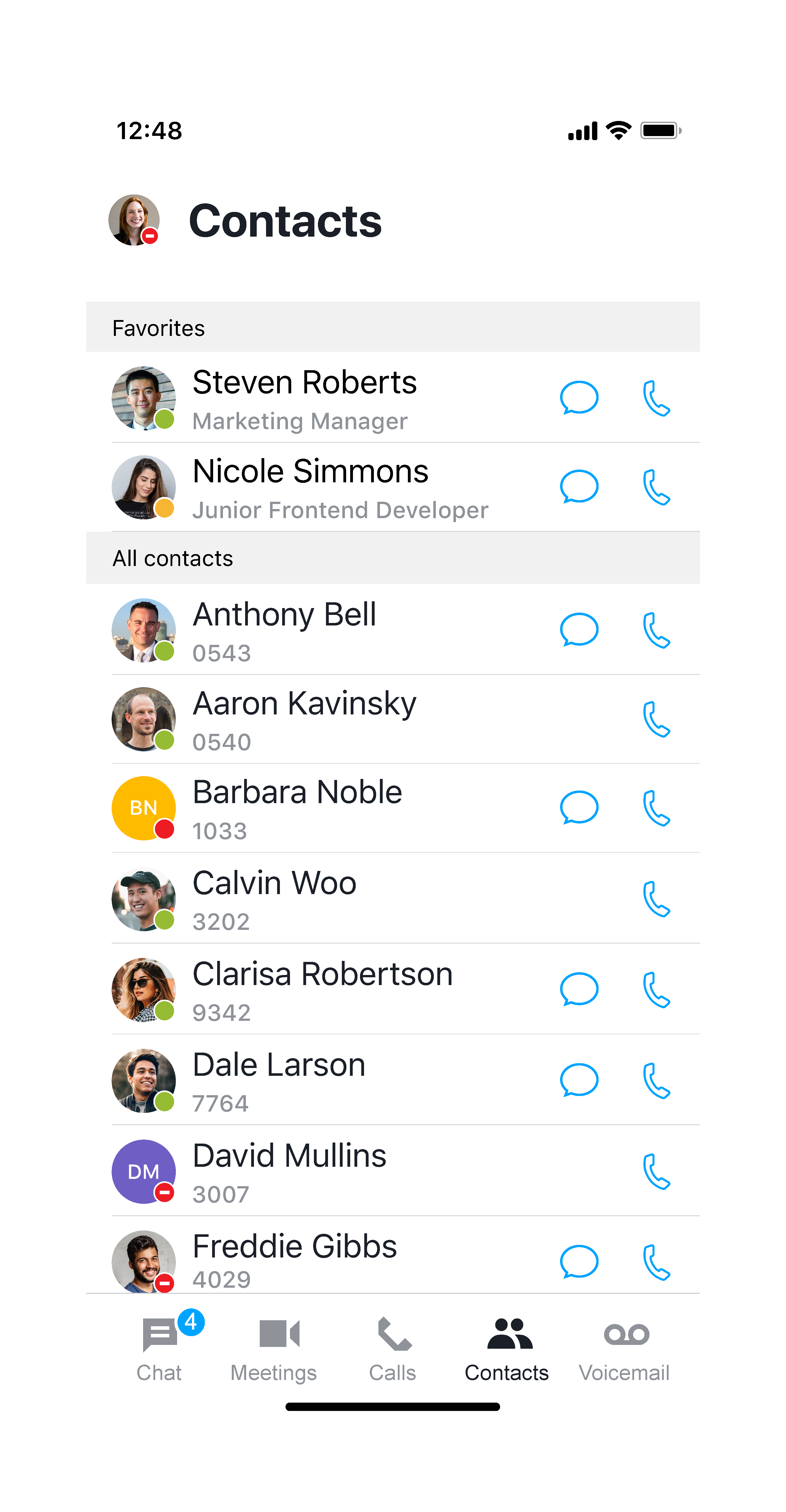 Intermedia Unite Screenshot