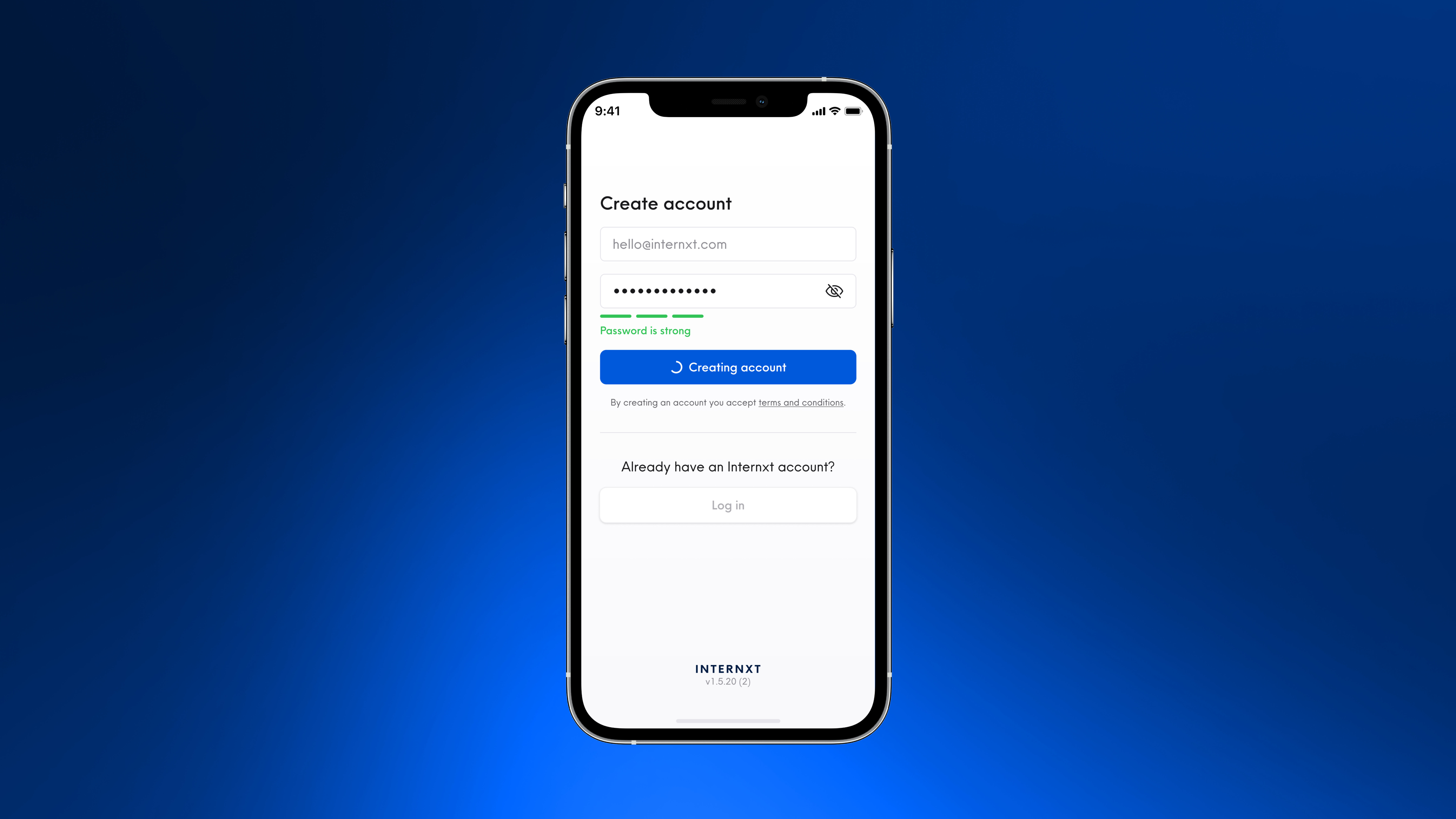 Internxt Screenshot