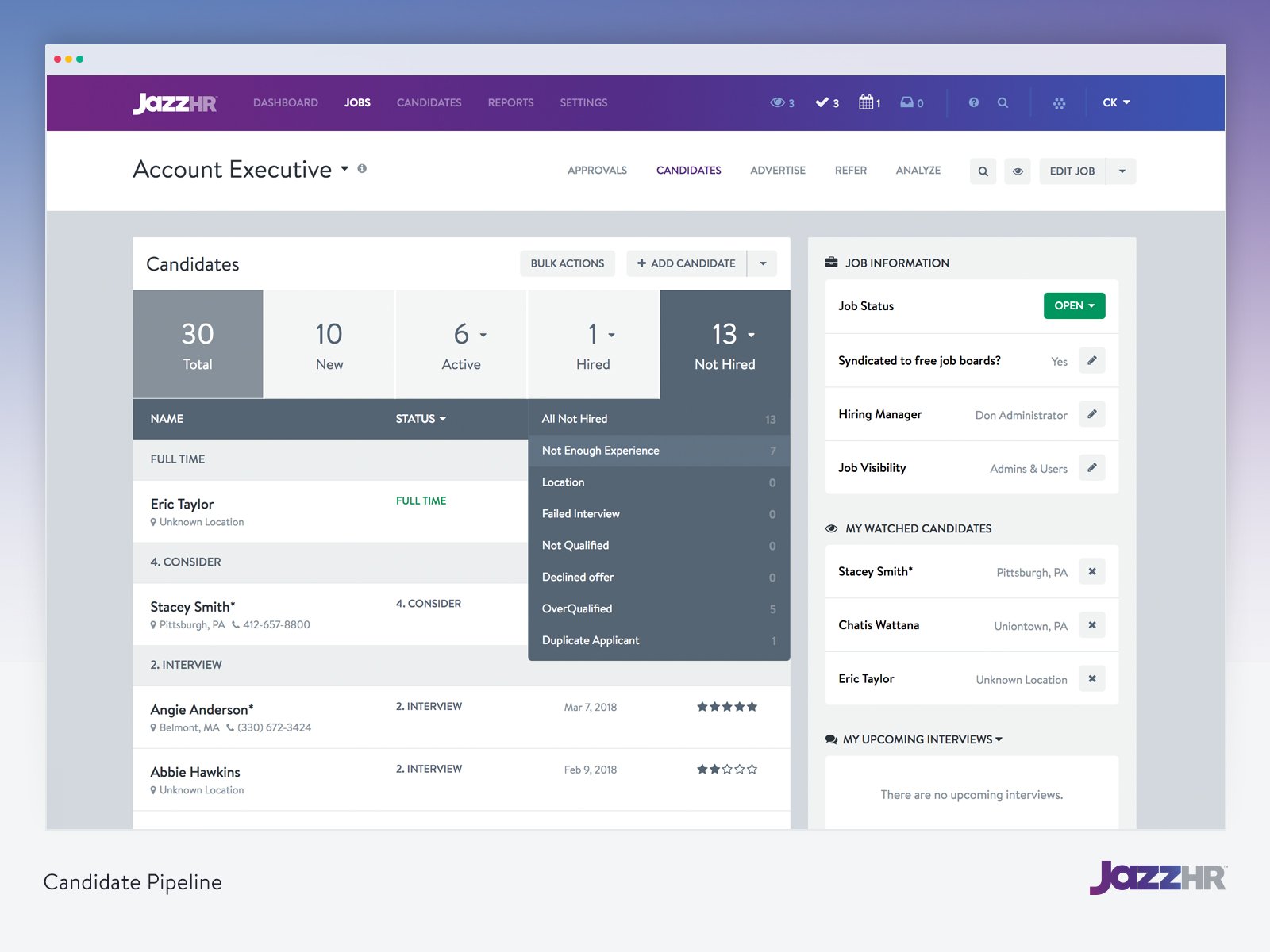 JazzHR Screenshot