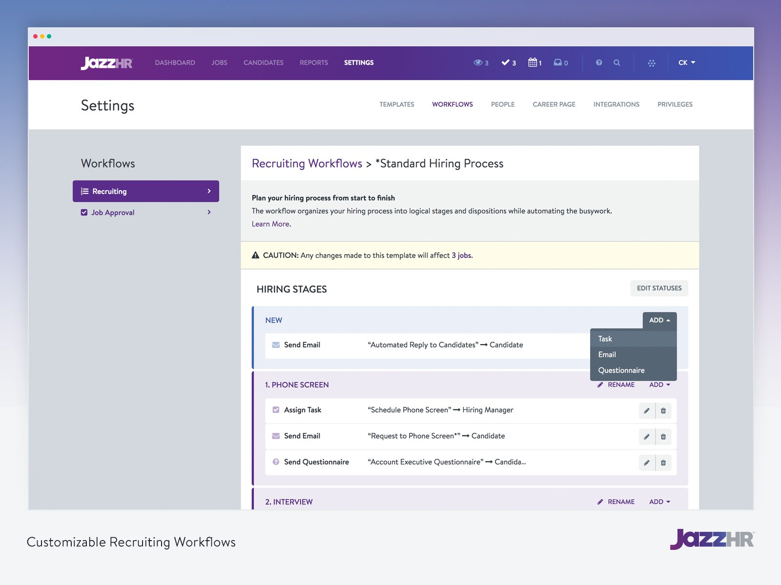 JazzHR Screenshot