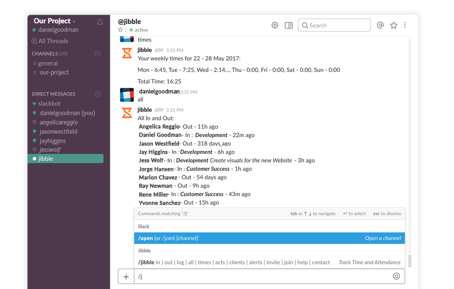 Jibble screenshot & Video