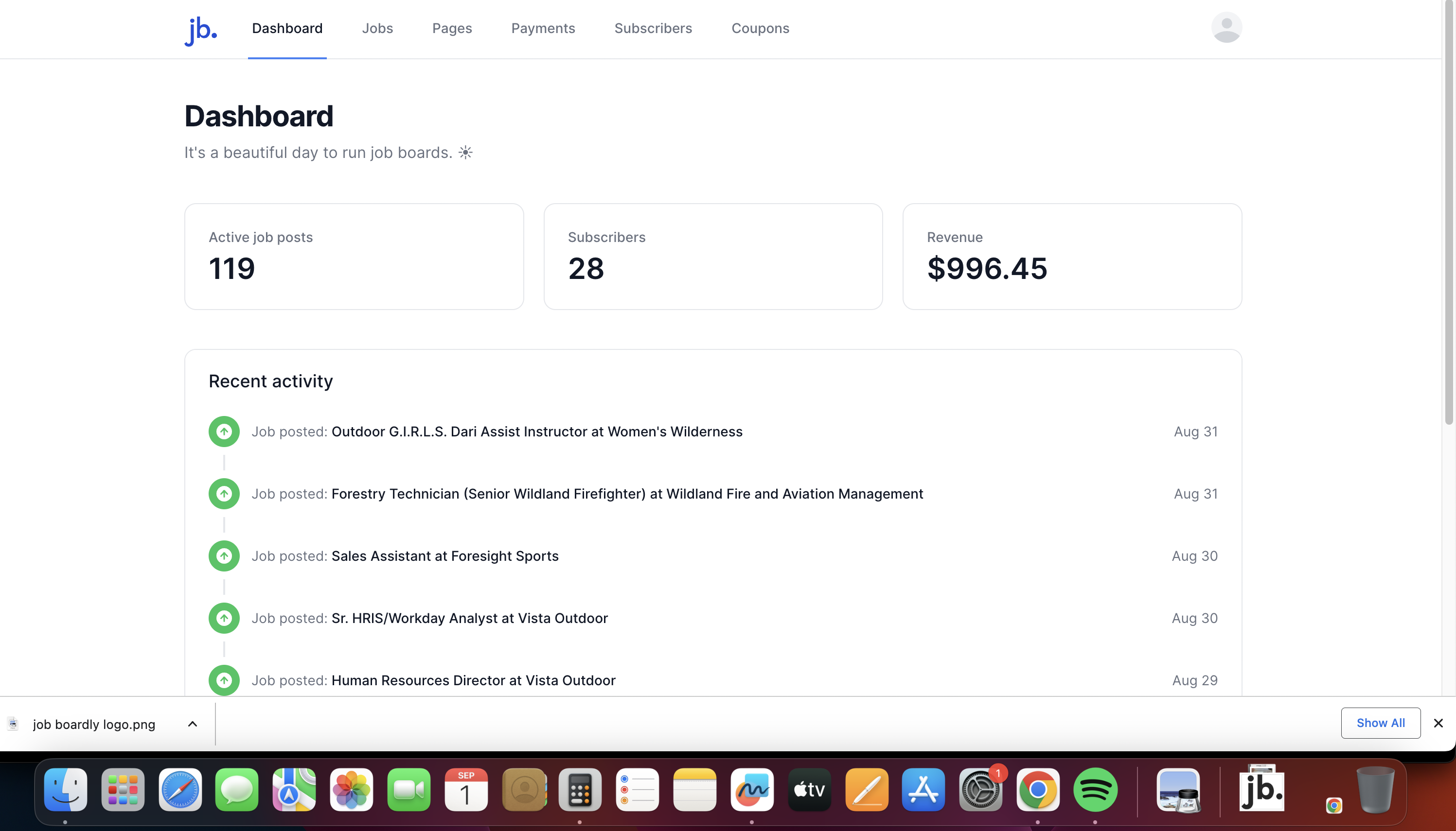 Job Boardly Screenshot