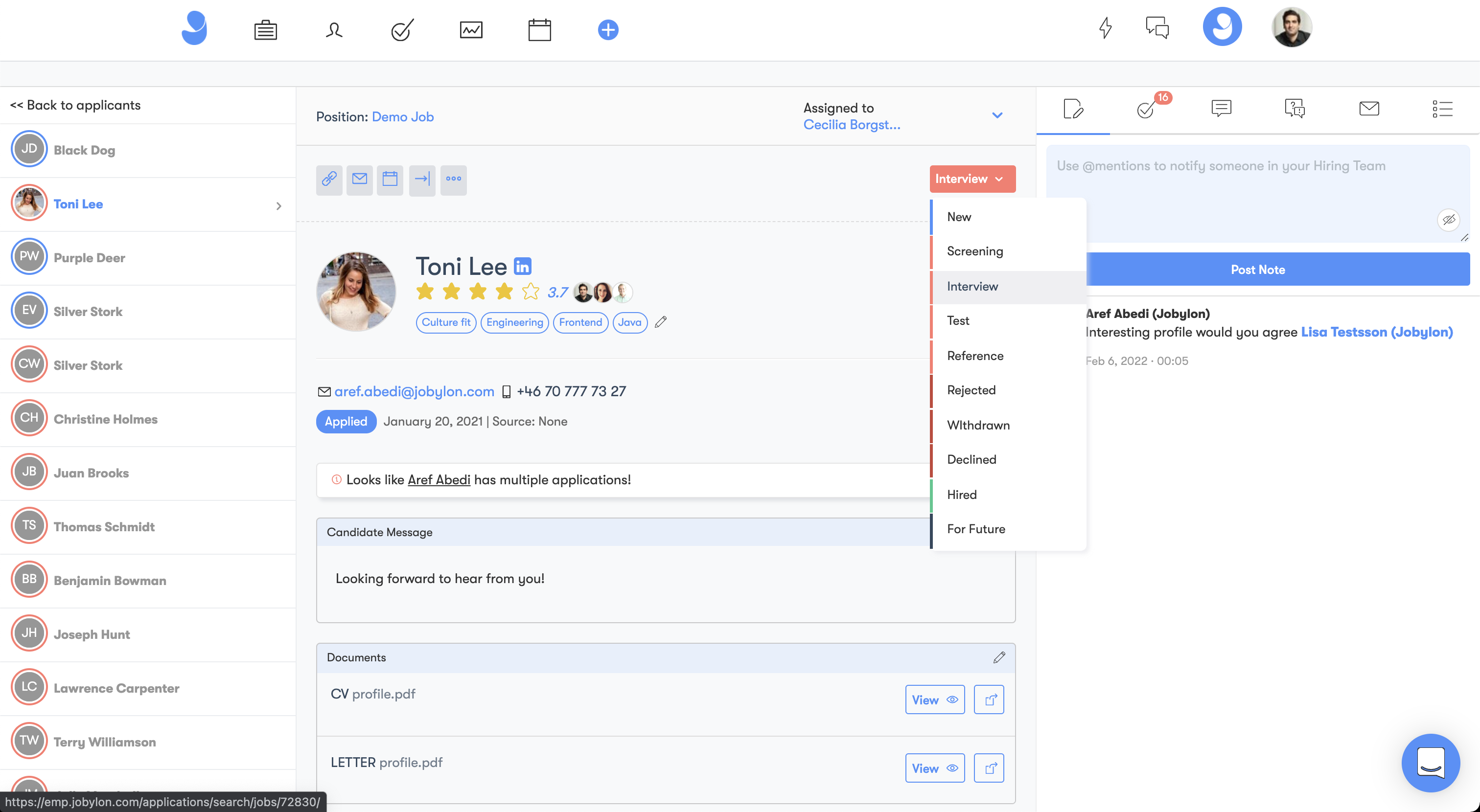 Jobylon Screenshot