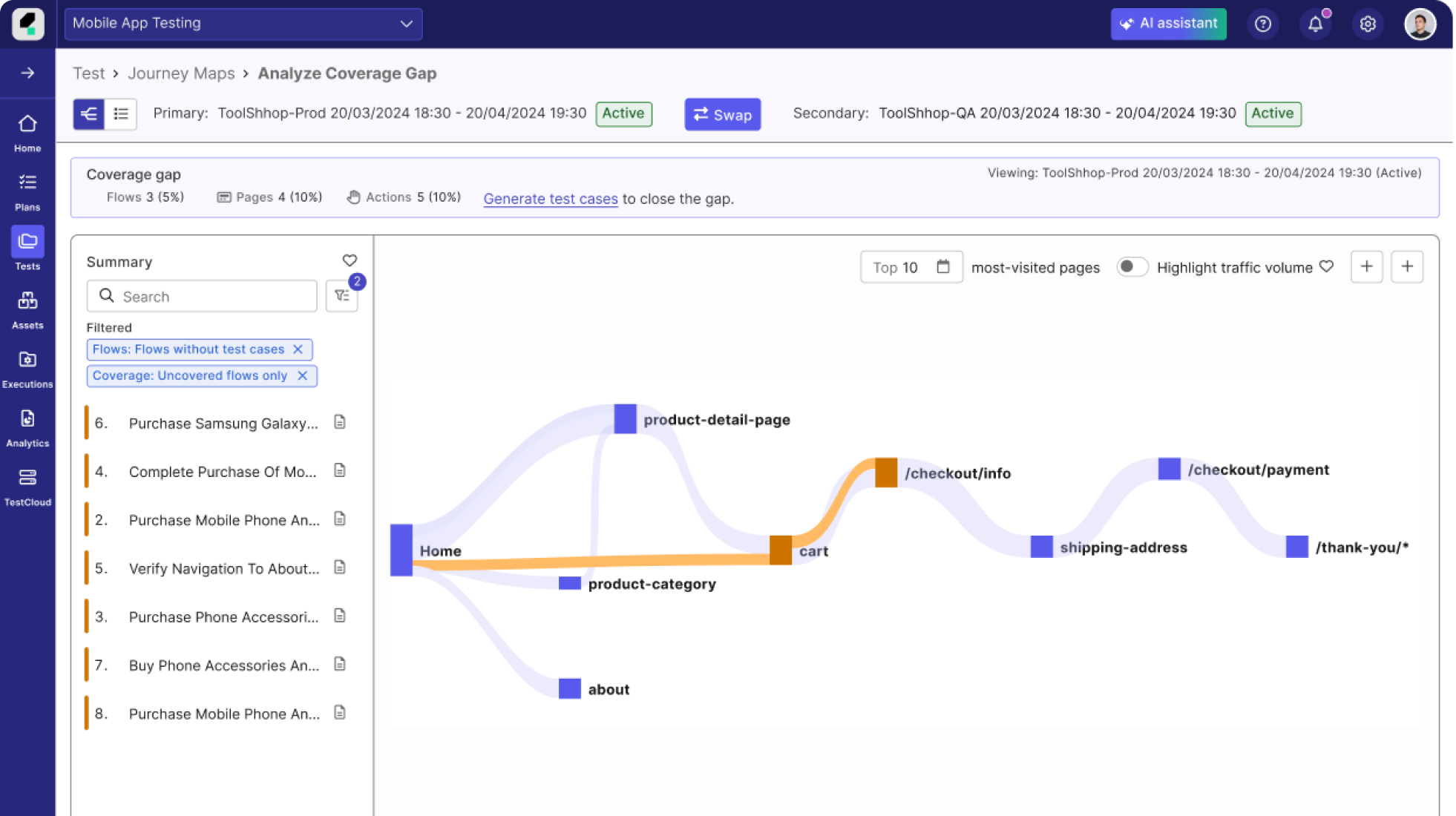 Katalon Platform Screenshot